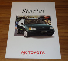 Catalogue TOYOTA STARLET de 1996