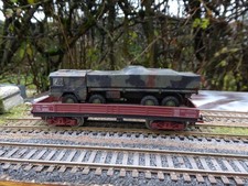 Wagon plat à bords relevés SNCF "Militaire" de Jouef ref inconnu HO