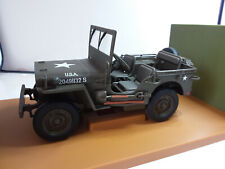 UT MODELS 1/18 SUPERBE JEEP WILLYS  BON ETAT EN BOITE C5