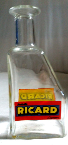 Ancienne carafe verre ricard - verre,