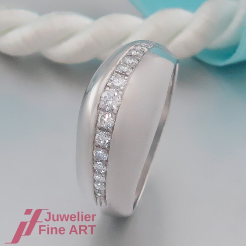 Diamant bague demi mémoire - -,