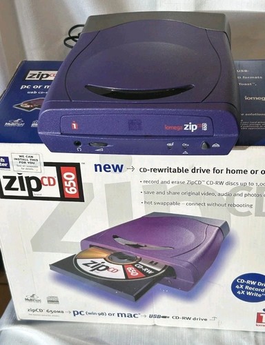 Iomega zip usb 650 - cd,