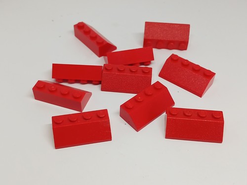 Lego 10x pente brique toit - :,