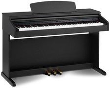 88 Touches Clavier Piano Numerique 3 Pedales 16 Instruments LED USB Midi Noir