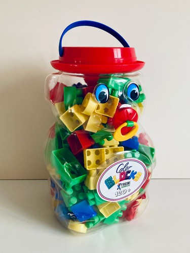 Jeu 120 briques colorées - jeu,