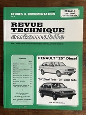 Revue Technique RENAULT 20 TD