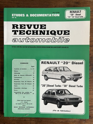 Revue technique renault td - revue,