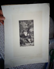 Ancienne Gravure Lithographie