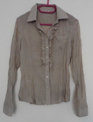 Chemisier voile froisse - chemisier, en