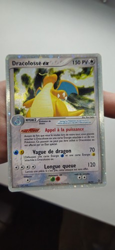 Carte pokémon dracolosse - pokémon, ex
