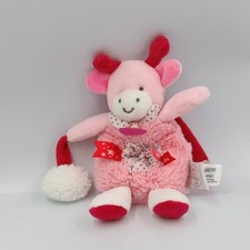 Doudou et compagnie vache rose