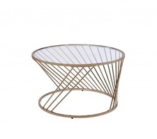 Table Basse Ronde En Verre