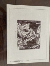 5 gravures ou lithographie dont 4 signées et numérotées