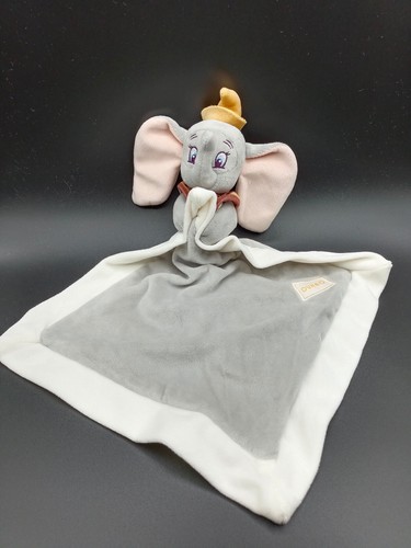 Doudou dumbo gris plat - dumbo,