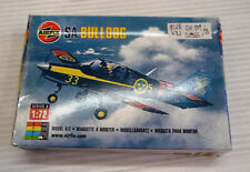 maquette airfix  S. A. bulldog  1/72 model kit vintage avion  scellé boite bleue