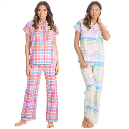 Pyjamas femme ajustés tissés - ajustés,