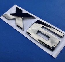 LOGO BMW M TYPE X6 M50d Badge ORIGINAL BMW 51148059012 E71 F16 G06 Anthracite
