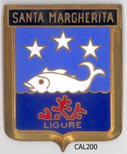 CAL200 - PLAQUE DE CALANDRE AUTO - SANTA MARGHERITA