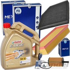 Meyle Filtres + Castrol 5W30 Huile pour Audi A4 B8 A5 8T Q5 8R 2.0 Tdi 136-170