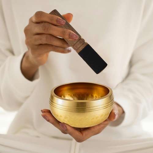 Bol chantant tibétain avec - tibétain,