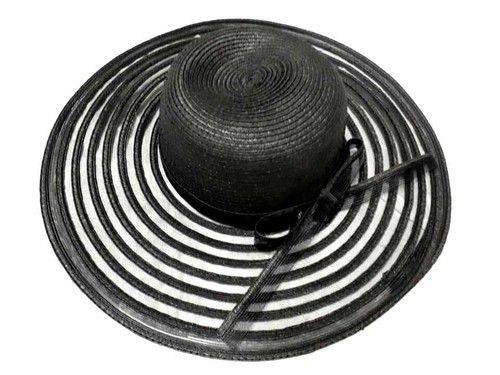 Chapeau noir élégant - chapeau,