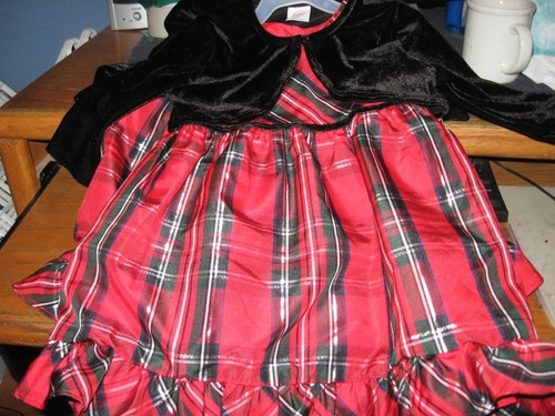 Toddler girls christmas plaid - toddler,