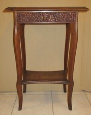  Petite table console guéridon Art Déco années 1920 avec un tiroir , à restaurer