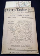 Carte Taride N.9 - Bretagne Sud - 1921