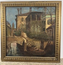 Huile sur panneau : vue