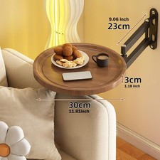 Table pliante murale rotative