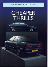 Catalogue brochure Renault 19