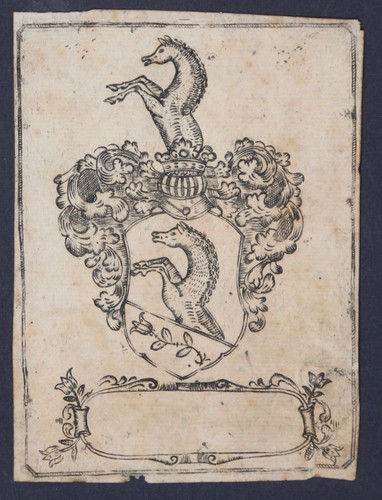 Exlibris inconnu bois - exlibris,