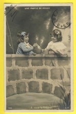 cpa Partie de Pêche A NOUS la