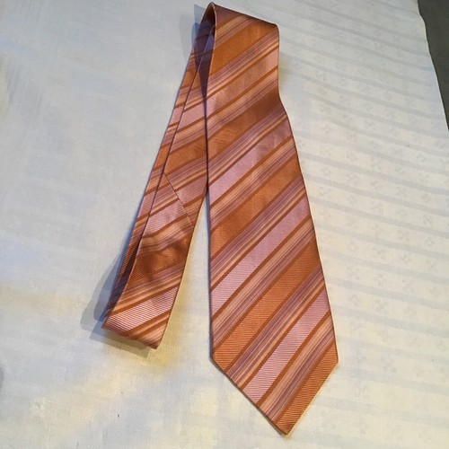 Cravate aiglon soie orange - cravate,