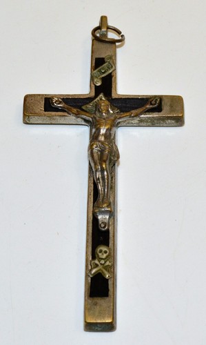 Crucifix pectoral antique ou - d'antique,
