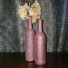 2 Decorative Wine Bottles Home