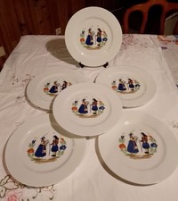 6 Assiettes Plates À Crêpes