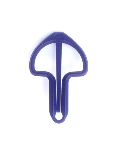 Tambour bleu anodisé cm - 6,5,