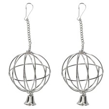 2 pièces petits animaux lapin cochon d'Inde boule de friandise au foin avec...