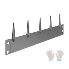 Bordure Paysagère Jardin Acier Résistant Rouille 5PCS 990x156mm Gris Foncé