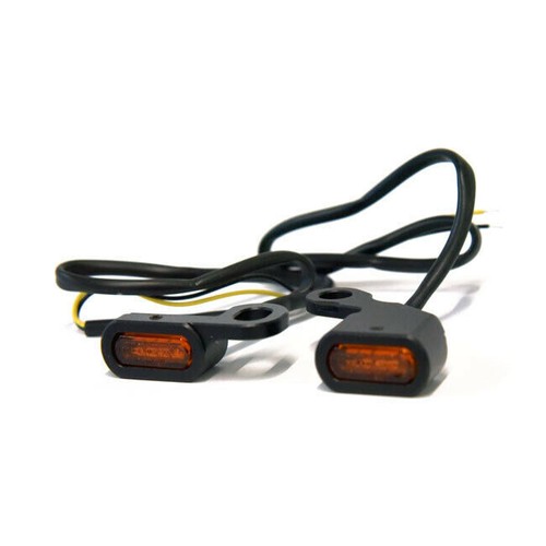 Clignotant noir led orange - led,
