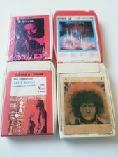 Lot de 4 cassettes 8 pistes