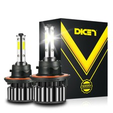 2X 4-Sides H13 9008 COB LED