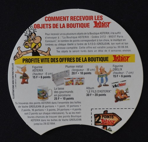 Intercalaire carton asterix - carton,