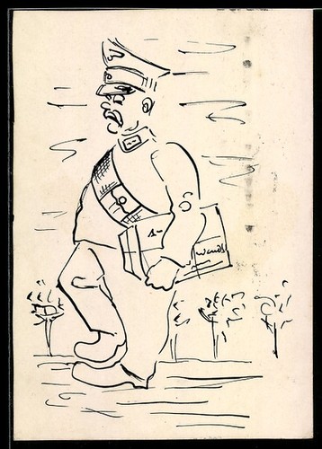 Carte postale artiste peinte - carte, d'artiste