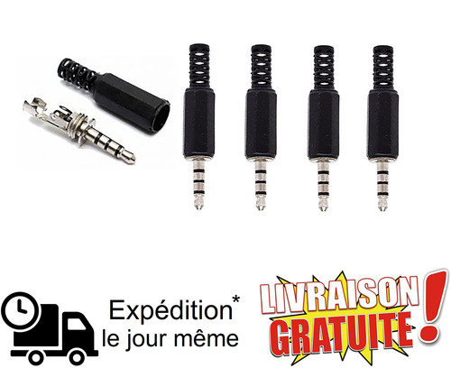 Lot jack audio 5mm - 4,