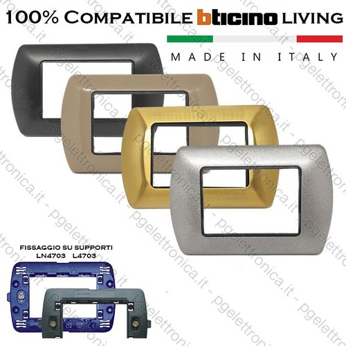 Plaques compatibles bticino - compatibles,