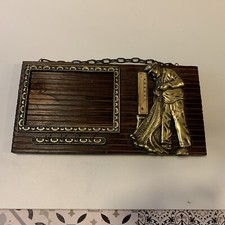 Bibelot Mural Porte Clé Thermomètre En Bois A Personnalisé I