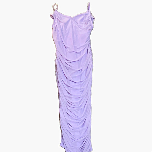Womens purple ruched spaghetti - ruched,