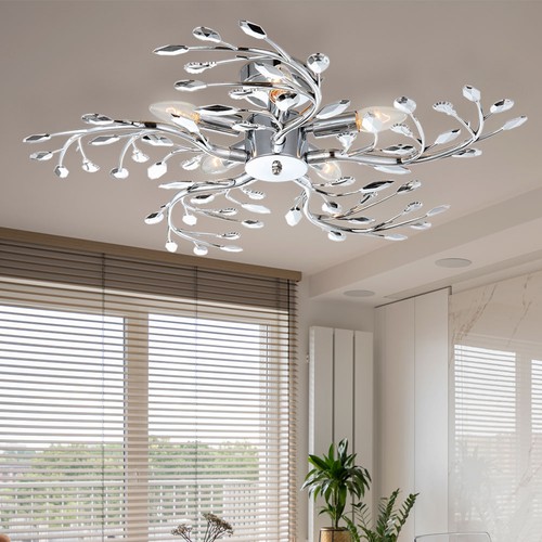 Plafonnier lustre cristal - lustre, 5
